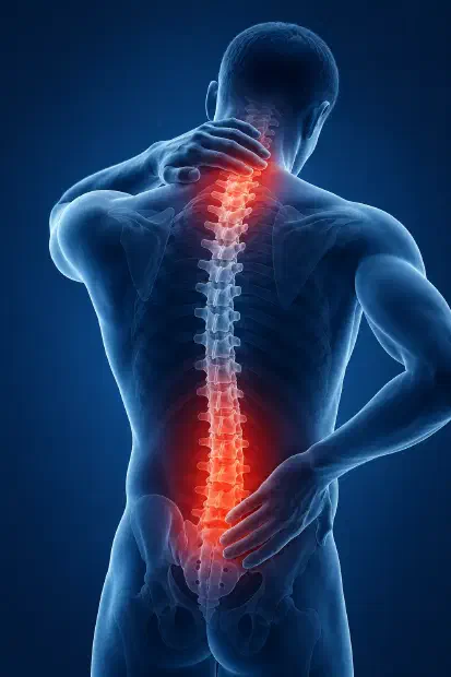 Professional chiropractic treatment setup for spinal adjustments and therapy